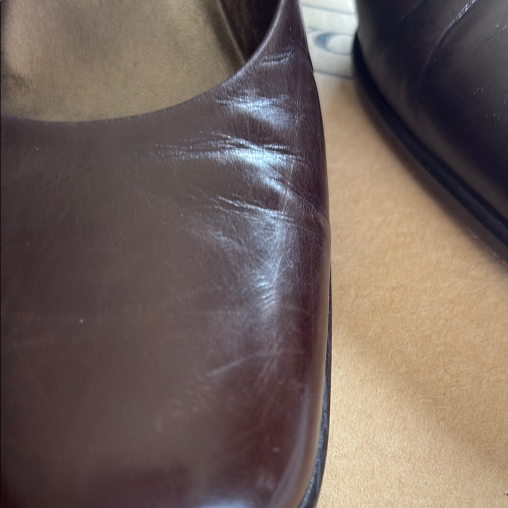 Coach Dark Brown Women's Block Heel Shoes - Picture 2 of 6